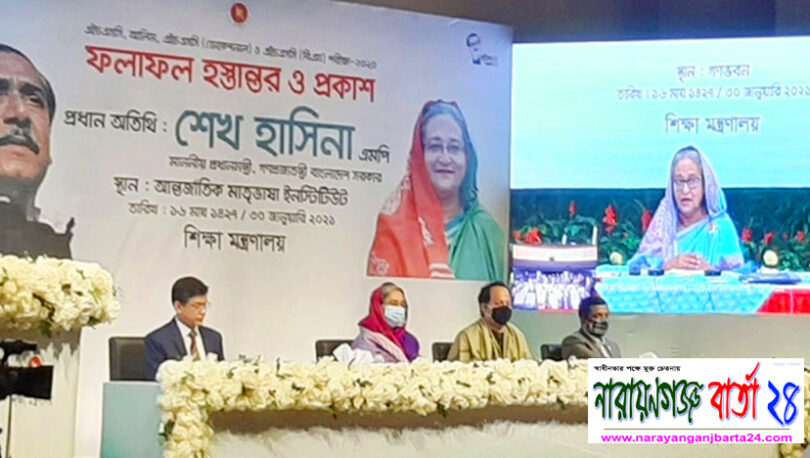 এইচএসসির ফলাফল নিয়ে বিরূপ মন্তব্য না করার আহবান প্রধানমন্ত্রীর