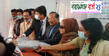 বন্দরে " ডি ডব্লিউ এস " এর শীত বস্ত্র বিতরণ
