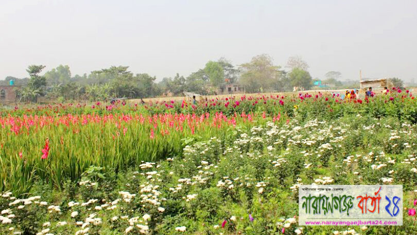 ফুলের গ্রাম নামে পরিচিত বন্দরের সাবদী