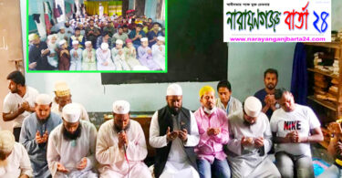 যুবলীগ নেতা খান মাসুদের পিতা সুস্থ হওয়ায় শুকরানা দোয়া