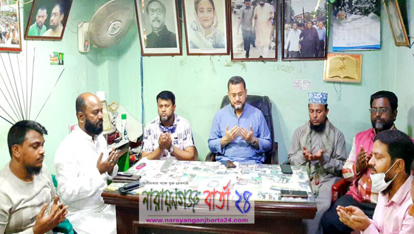 এমপি শামীম ওসমানের জন্মদিন উপলক্ষে খান মাসুদের দোয়া
