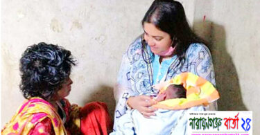 সেই পাগলি ও নবজাতকের পাশে দাড়ালেন ইউএনও নাহিদা বারিক