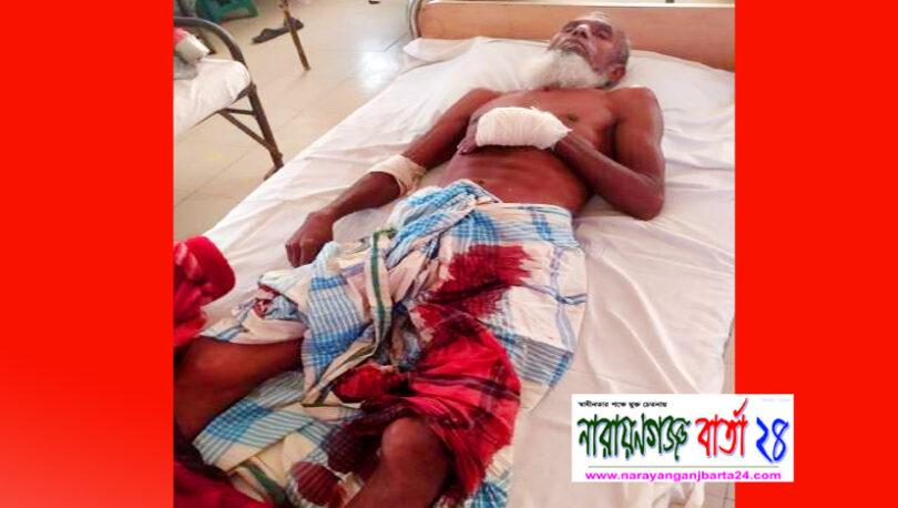 সোনারগাঁয়ে বাড়িতে ঢুকে মুক্তিযোদ্ধাকে কুপিয়ে জখম