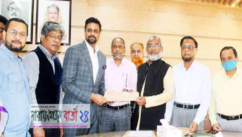 না.গঞ্জ চেম্বার অব কমার্স নির্বাচনে ম‌নোনয়ন জমা দি‌লেন অয়ন ওসমান