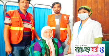 করোনার টিকা গ্রহন করেছে নারী কাউন্সিলর বিন্নি