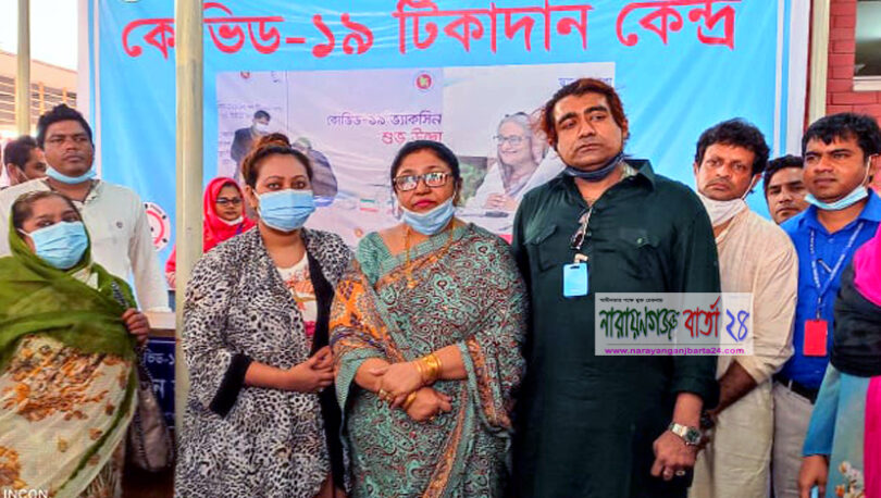 টিকা নিলেন পারভীন ওসমান, আজমেরী ওসমান ও পুত্রবধূ জয়া