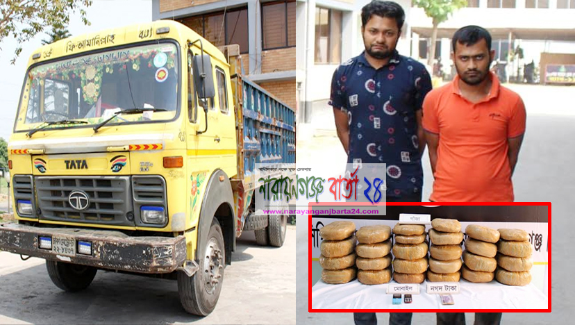 চালক ও হেলপারের ছদ্মবেশে গাঁজা সরবরাহ, র‌্যাবের হাতে বন্দরে গ্রেফতার