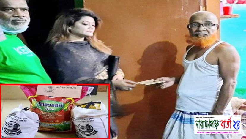 নগদ অর্থ ও খাদ্য সামগ্রী নিয়ে সেই বৃদ্ধ ফরিদ এর পাশে “ টিম খোরশেদ ”