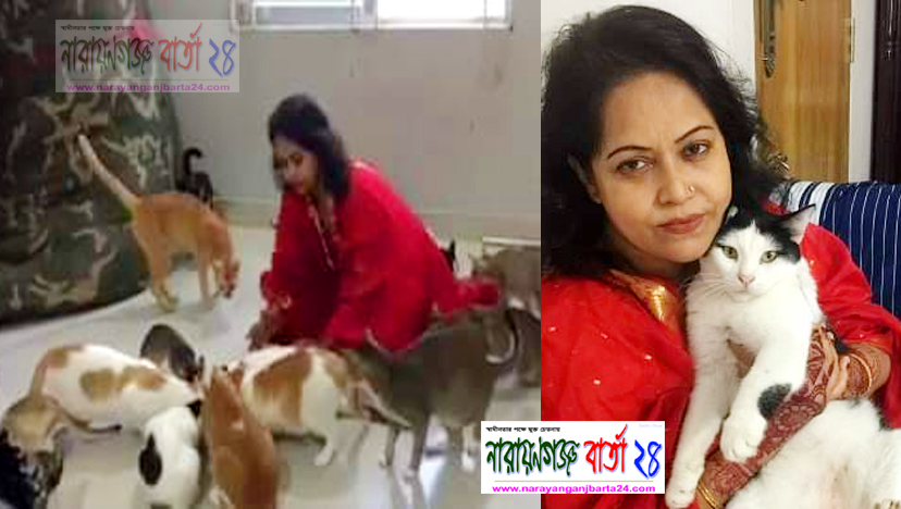 কুকুর-বিড়ালের প্রতি নীলা’র ভালোবাসা