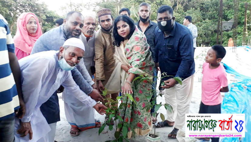 বৃক্ষ রোপণ একটি সুন্নতি কাজ : এড. মাহমুদা মালা
