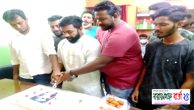 জিকু এবং পরশের উদ্যোগে আজমীর ওসমানের জন্মদিন পালন