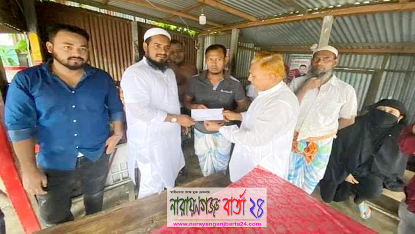কিডনী রোগে আক্রান্ত সেলিমের পাশে দাঁড়ালেন চেয়ারম্যান প্রার্থী রনি