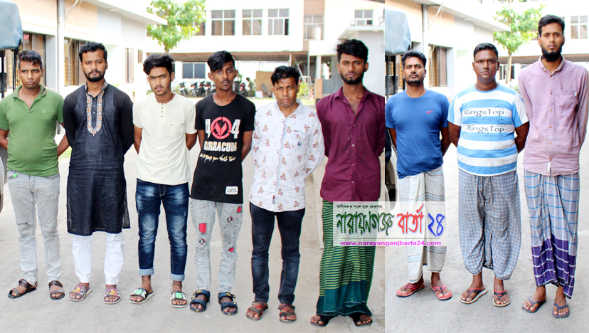 র‌্যাবের পৃথক অভিযানে জ্বালানী তেল চোর চক্রের ৯ সদস্য গ্রেফতার