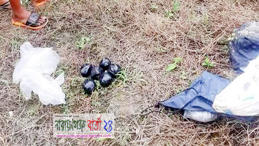 কবরের পাশ থেকে উদ্ধার হলো ৬টি ককটেল