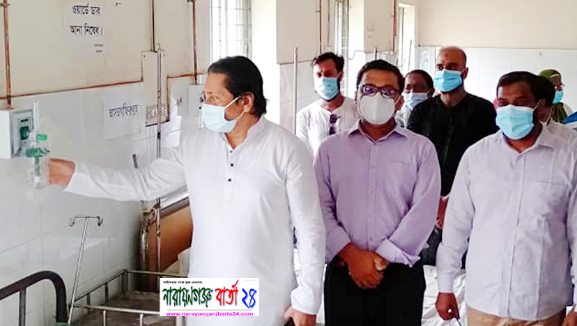 কায়সার হাসনাতের অর্থায়নে সেন্ট্রাল অক্সিজেন উদ্ধোধন