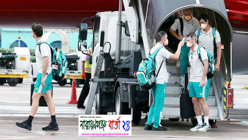 টি-টোয়েন্টি খেলতে ৪ বছর পর অস্ট্রেলিয়া দল এখন ঢাকায়