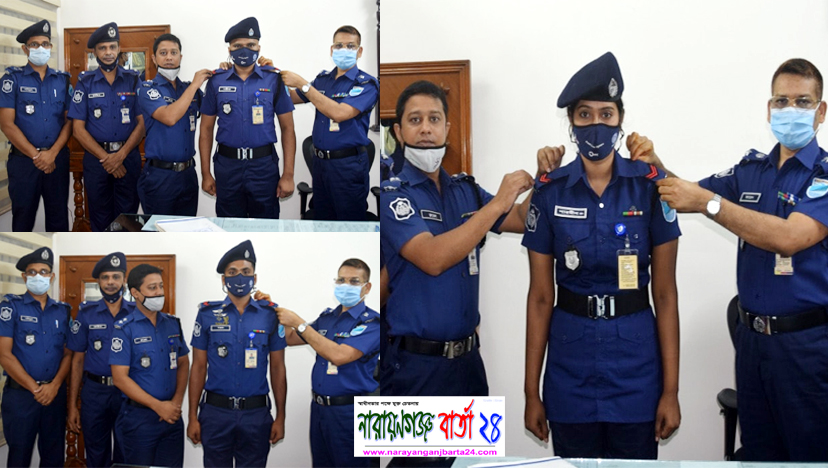 নায়েক পদে পদোন্নতি পেল নারায়ণগঞ্জের ৩ কনস্টেবল