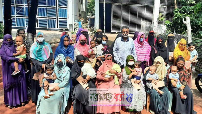 নাসিক ১৩নং ওয়ার্ডে ৩৬জন মায়েদের ভাতা প্রদান