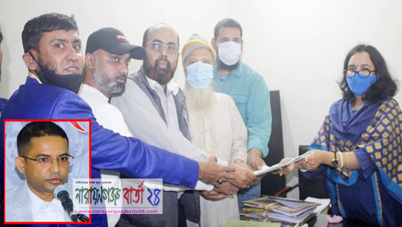 না.গঞ্জে আলোচিত সেই মেয়র প্রার্থী বাবু’র মনোনয়নপত্র সংগ্রহ