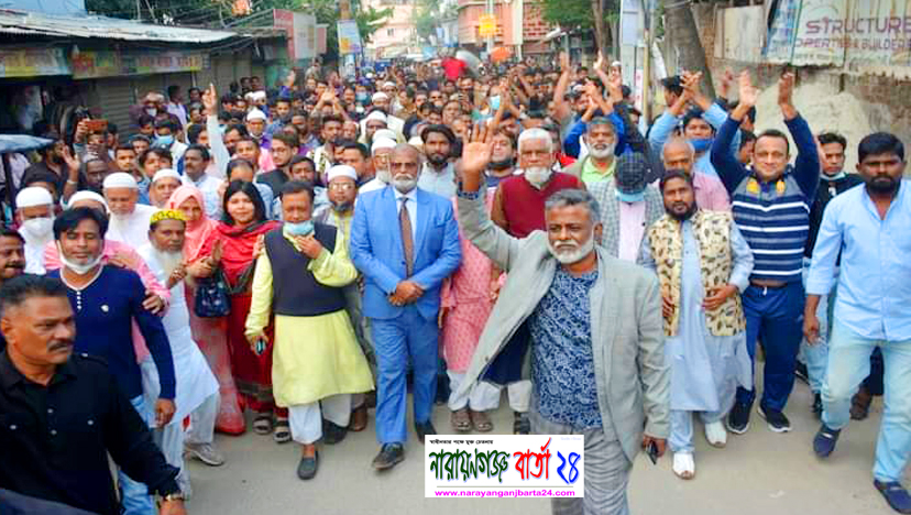নির্বাচনী প্রচারণায় ভাইকে নিয়ে খোরশেদ এর বিশাল শো-ডাউন