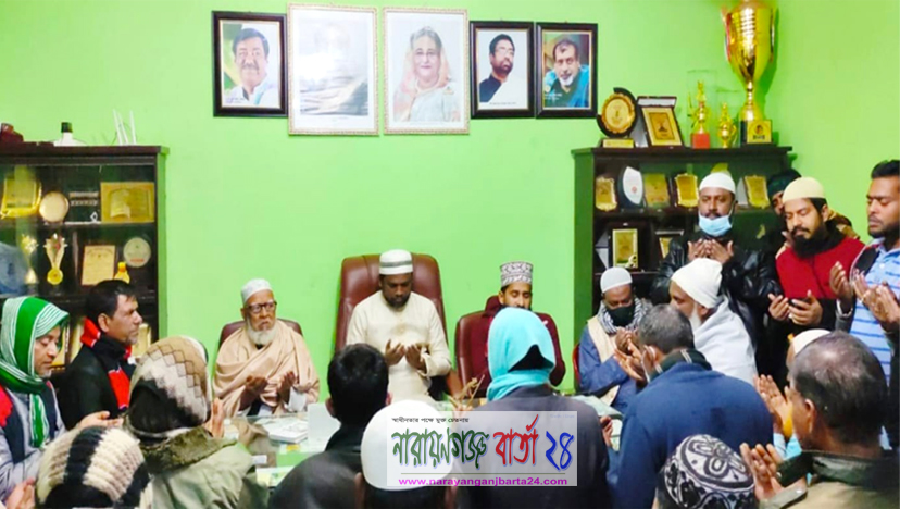 যুবলীগ নেতা খান মাসুদ সুস্থ হওয়ায় শুকরানা দোয়া