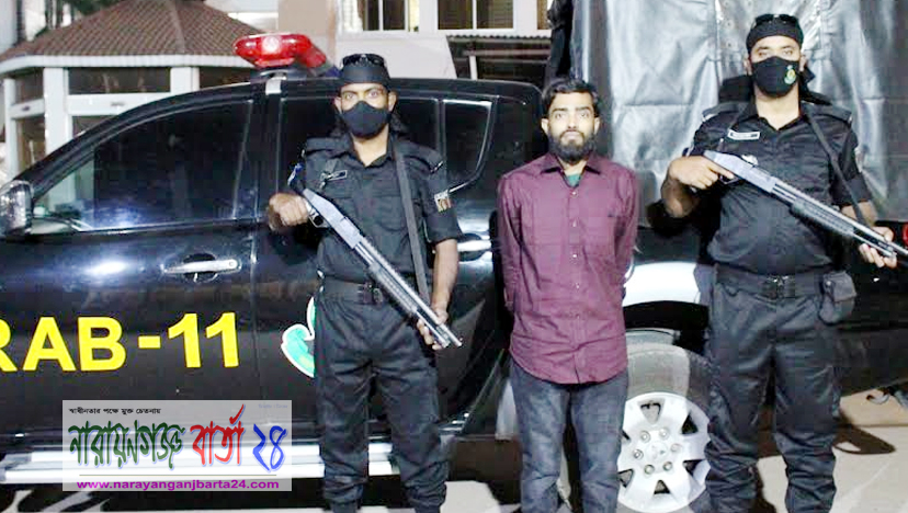 হত্যা মামলার পলাতক আসামী জামতলা এলাকায় গ্রেফতার