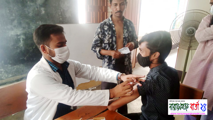 ১৩ নং ওয়ার্ডের পাঁচটি কেন্দ্রে ২য় ডোজ প্রদান সম্পন্ন