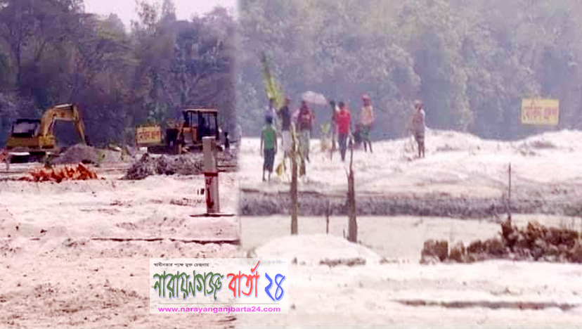 মেরিন সিটির বালির নিচে চাপা পড়ছে কৃষকের স্বপ্ন