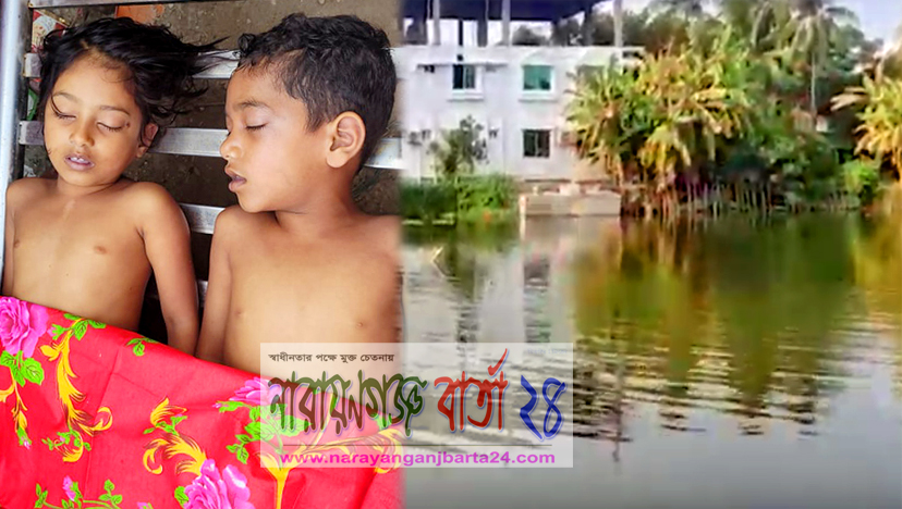 খেলতে গিয়ে বাড়ির পাশের পুকুরে ডুবে ২ শিশুর মৃত্যু