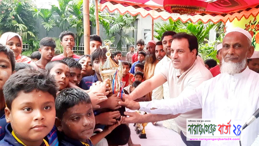 বঙ্গমাতা গোল্ডকাপ : জামপুর পাকুন্ডা স. প্রা. বিদ্যালয় জয়ী