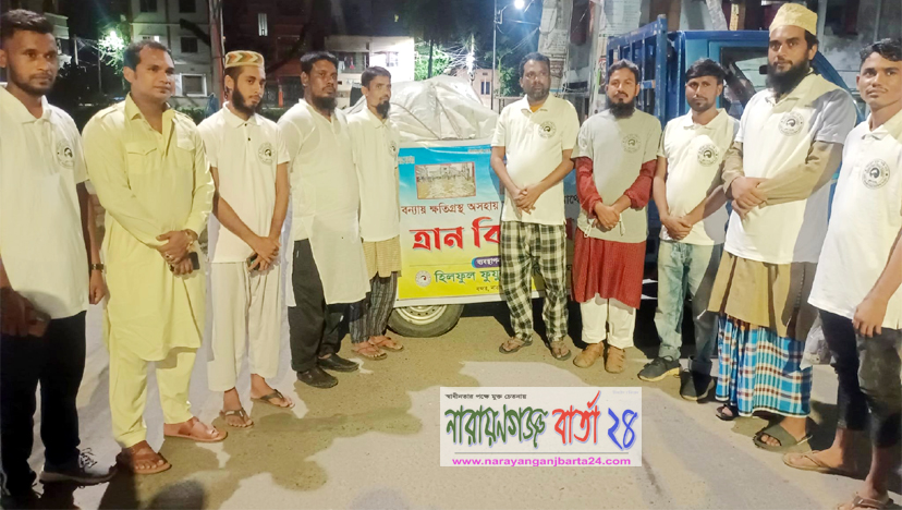 সিলেটে বন্যার্ত মানুষদের জন্য খাদ্য পাঠালো খান মাসুদ