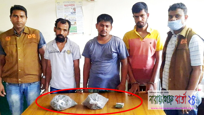 ফের চাঁনমারীতে ডিবি’র অভিযান, গাঁজাসহ গ্রেফতার ৩