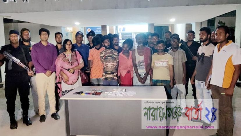 জেলা প্রশাসকের নির্দেশে ১৪ মাদক বিক্রেতা গ্রেফতার