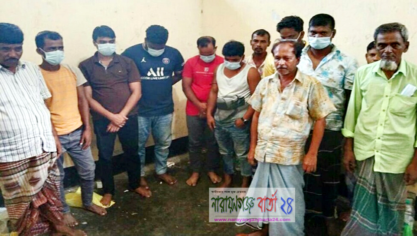 জুয়ার আস্তানায় হানা, শিল্পপতিসহ গ্রেফতার ১২