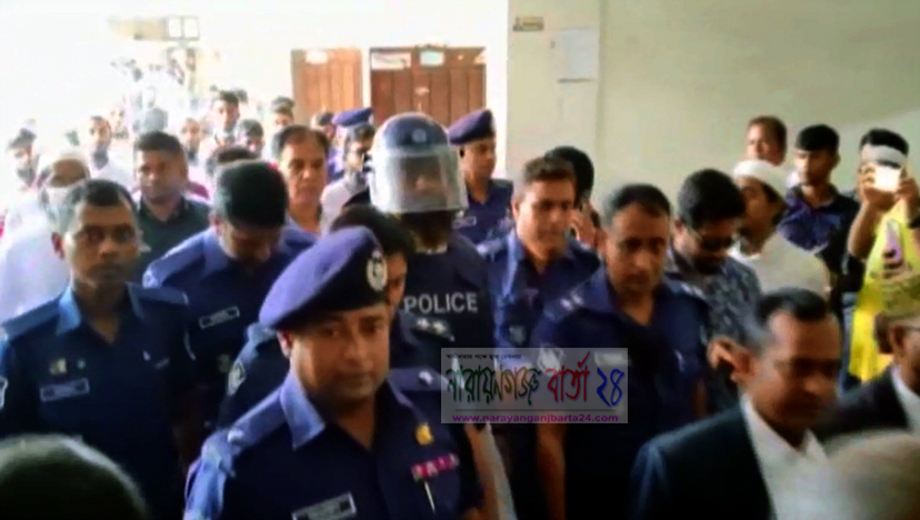 নারায়ণগঞ্জ আদালতে মামুনুল হক, দুই পুলিশের স্বাক্ষ্যগ্রহন